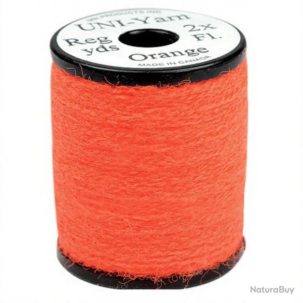 Uni yarn fluo orange