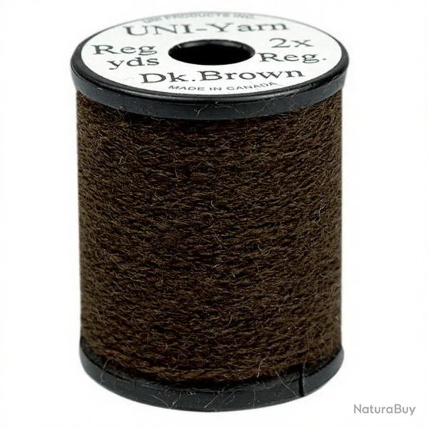 Uni yarn marron fonc�