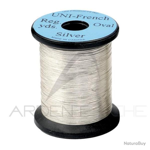 Tinsel Uni french oval Argent Fin S