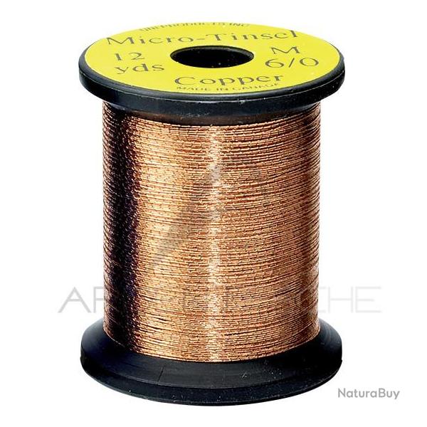 Tinsel Uni-thread Micro tinsel 6/0 cuivre