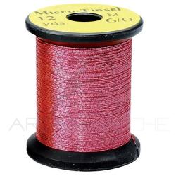 Tinsel Uni-thread Micro tinsel 6/0 rouge