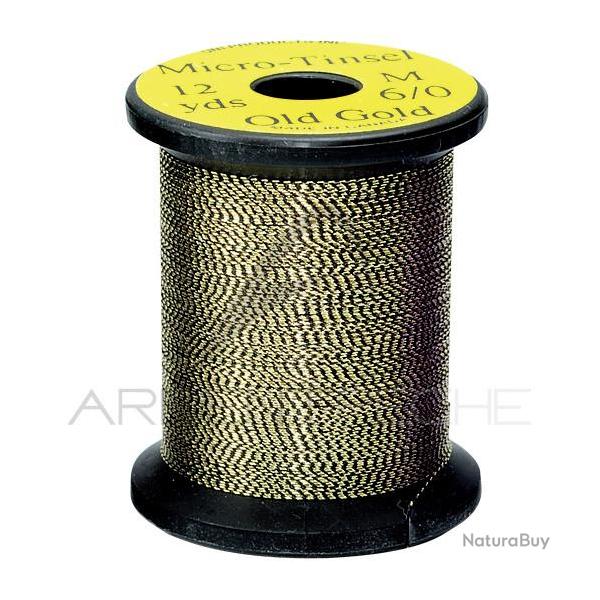 Tinsel Uni-thread Micro tinsel 6/0 vieil or