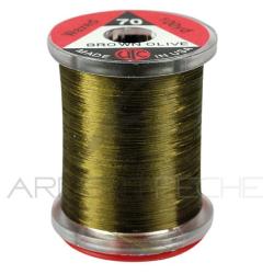 Fils de montage UTC 70 nylon 6/0 brown olive 91