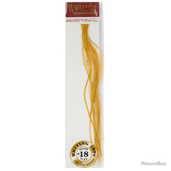 Plumes de Saddle WHITING 100 H18 medium ginger