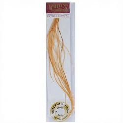 Plumes de Saddle WHITING 100 H18 teint&eacute; roux dor&eacute;