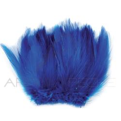 Grand hackle de coq bleu silver doctor