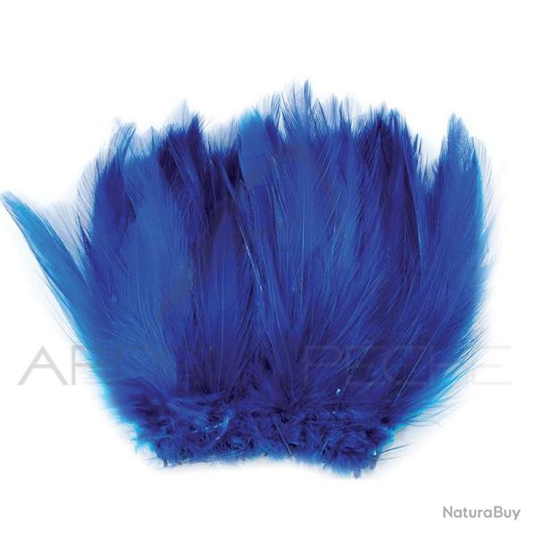 Grand hackle de coq bleu silver doctor