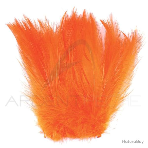 Grand hackle de coq orange