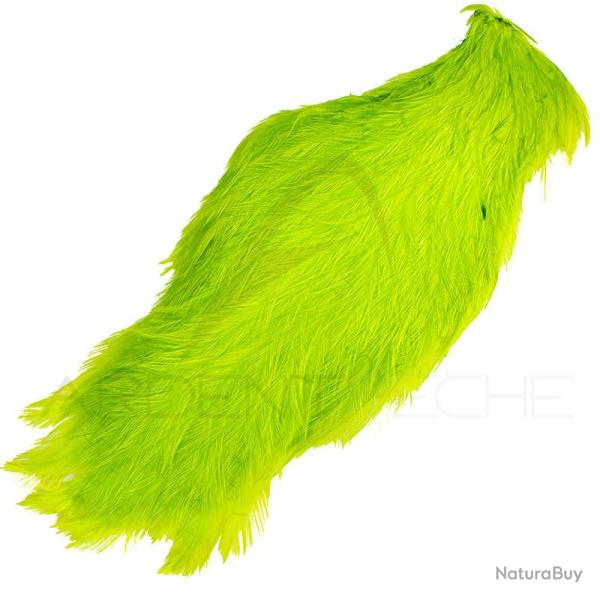 Cou de coq teint� ( rooster neck) fluo chartreuse