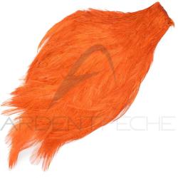 Cou de coq teint&eacute; ( rooster neck) hot orange