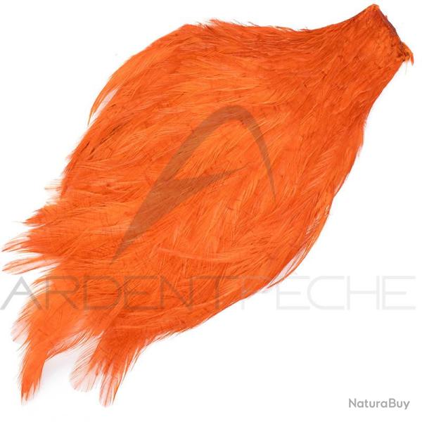 Cou de coq teint� ( rooster neck) hot orange