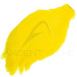 Cou de coq teint&eacute; ( rooster neck) jaune