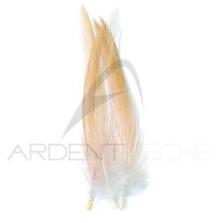 Coq de p&ecirc;che corr&eacute;zien plume de cou miel H12-14