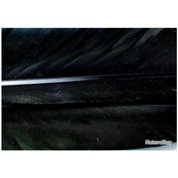 Oie plume d�aile teint�es noires