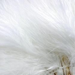 Marabout plumes quill fluo blanc 506