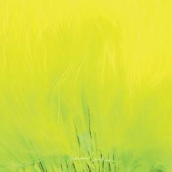 Marabout plumes quill fluo jaune 502