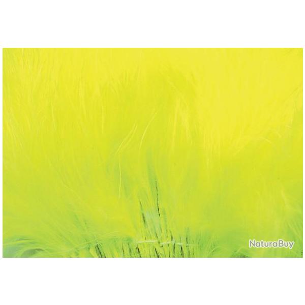 Marabout plumes quill fluo jaune 502