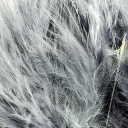 Marabout plumes quill gris fonc&eacute; 137