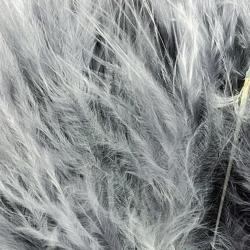 Marabout plumes quill gris fonc&eacute; 137