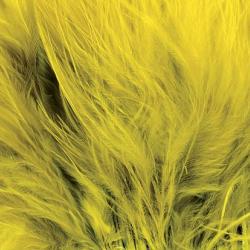 Marabout plumes quill jaune olive 61