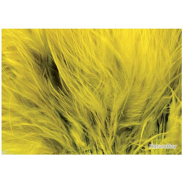 Marabout plumes quill jaune olive 61