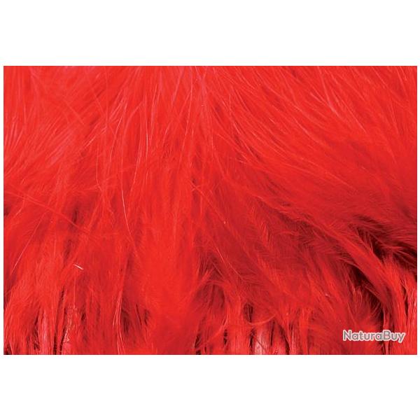 Marabout plumes quill rouge 56