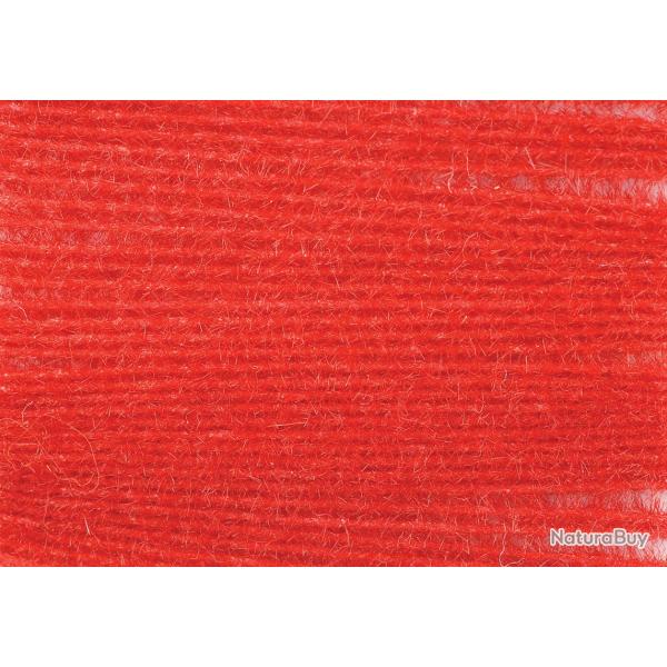Micro chenille rouge