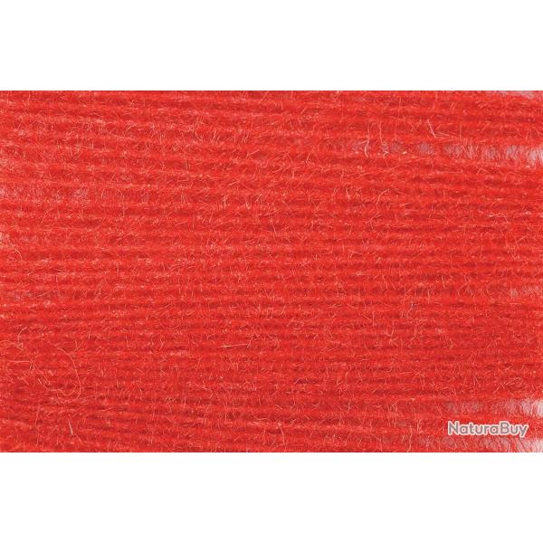 Micro chenille rouge