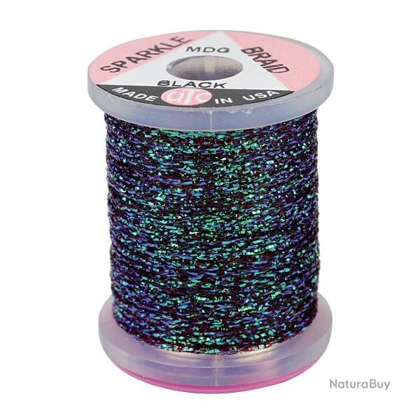 Sparkle braid noir