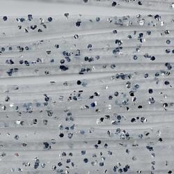 Sililegs transparent paillet&eacute; argent