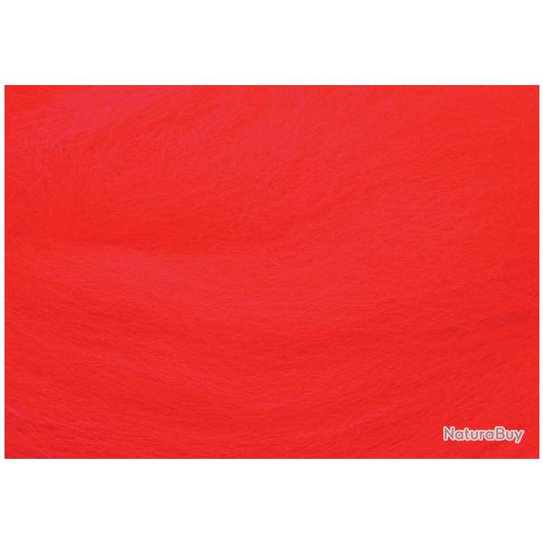 Pseudo marabou fluo rouge