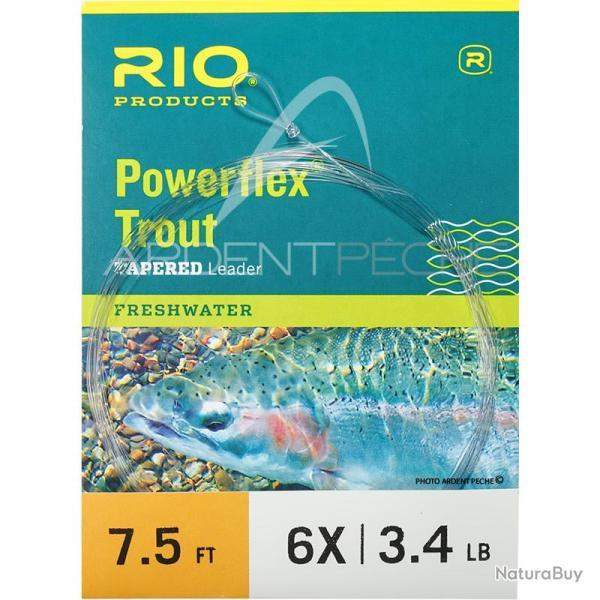 Bas de ligne RIO Powerflex Trout 7�5 (2,30m) 5X