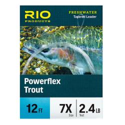 Bas de ligne RIO Powerflex Trout 12&acute; (3,70m) 7X