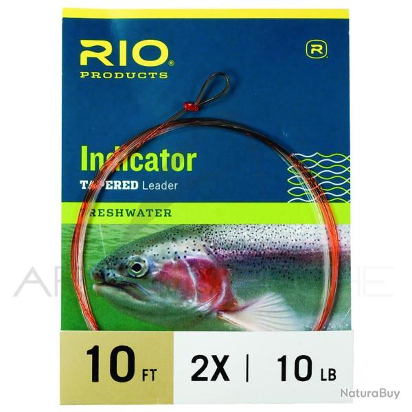Bas de ligne RIO Indicator 10� (3,30m) 2X