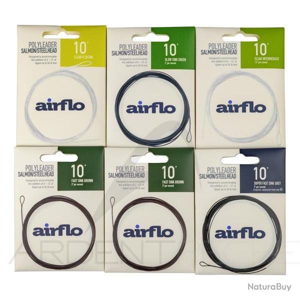 Polyleaders AIRFLO Saumon 3m plongeant rapide PFS8-10S