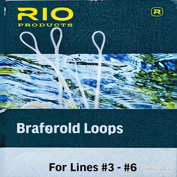 Connecteurs BRAIDED LOOPS RIO R soie de 3 � 6