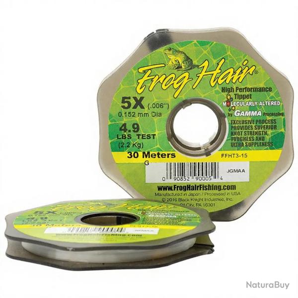 Fils nylon FROG HAIR (30m) 3X 0,203 mm