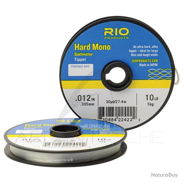 Fils nylon RIO HARD MONO 25lb - 0,610 mm