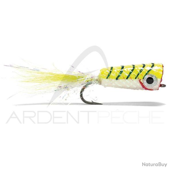 Mouche FMF Mylar popper chartreuse/white 2631 H2/0