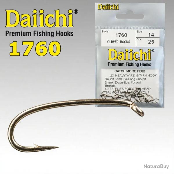 Hame�on mouche DAIICHI 1760 Nymphe fort de fer H10