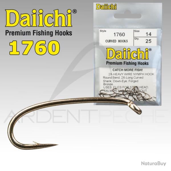 Hame�on mouche DAIICHI 1760 Nymphe fort de fer H12