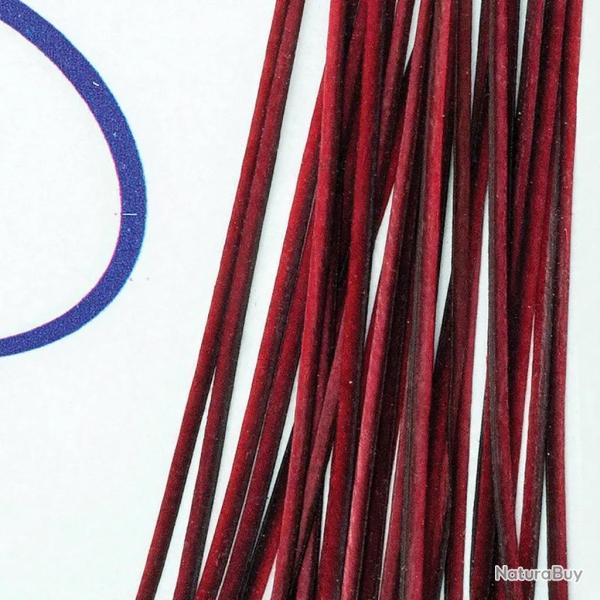 Quill de paon �barb�s Red (rouge)