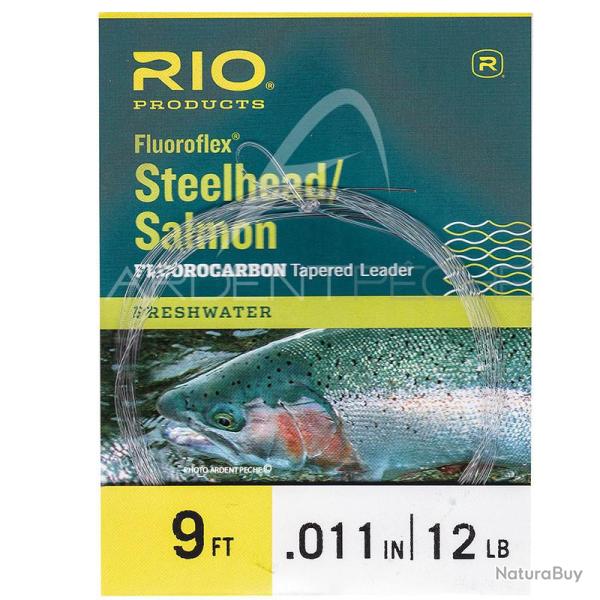 Bas de ligne RIO Steelhead/saumon fluoroflex 9�(2,70m) 20lb