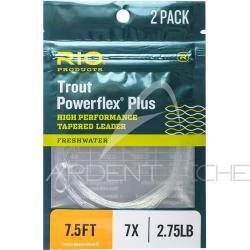 Bas de ligne RIO Trout Powerflex Plus 7&acute;5 (2,30m) 7X