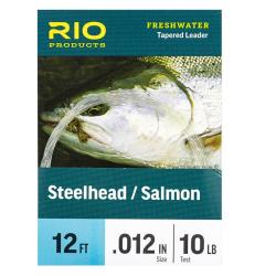 Bas de ligne RIO Steelhead/saumon Glacial/Green 12&acute;(3,70m) 12lb