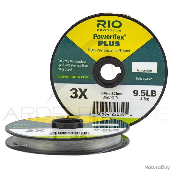 Fils nylon RIO Powerflex Plus (46m) 2X - � 0.229