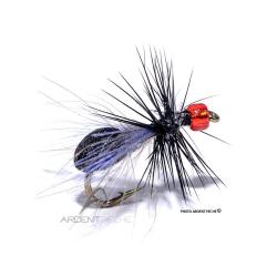 Mouche Igor et Nadica Stancev Fourmi ail&eacute;e noire t&ecirc;te rouge H14