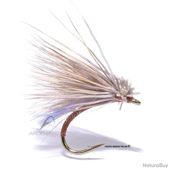 Mouche Igor et Nadica Stancev Caddis wing gris H12
