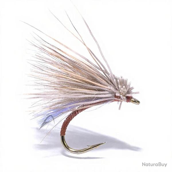 Mouche Igor et Nadica Stancev Caddis wing gris H14