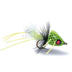 Mouches Rainy&acute;s CB MICRO-ME DIVING FROG CHARTREUSE H8